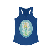 Load image into Gallery viewer, Women's Ideal Racerback Tank: Melusina Blonde Mermaid