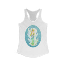 Load image into Gallery viewer, Women's Ideal Racerback Tank: Melusina Blonde Mermaid