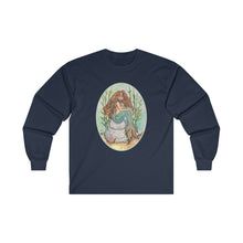 Load image into Gallery viewer, Ultra Cotton Long Sleeve Tee; Alluria Brunette Mermaid