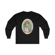 Load image into Gallery viewer, Ultra Cotton Long Sleeve Tee; Alluria Brunette Mermaid