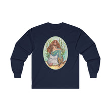 Load image into Gallery viewer, Unisex Ultra Cotton Long Sleeve Tee; Alluria Brunette Mermaid