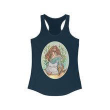 Load image into Gallery viewer, Women's Ideal Racerback Tank: Alluria Brunette Mermaid