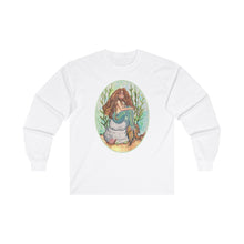 Load image into Gallery viewer, Unisex Ultra Cotton Long Sleeve Tee; Alluria Brunette Mermaid