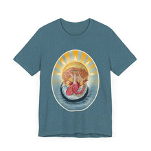 Load image into Gallery viewer, Unisex Jersey Short Sleeve Tee; Scarlett Redhead Mermaid