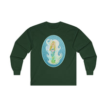 Load image into Gallery viewer, Unisex Ultra Cotton Long Sleeve Tee; Scarlett, Redhead, Mermaid