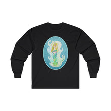 Load image into Gallery viewer, Unisex Ultra Cotton Long Sleeve Tee; Scarlett, Redhead, Mermaid