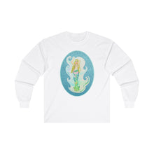 Load image into Gallery viewer, Unisex Ultra Cotton Long Sleeve Tee; Scarlett, Redhead, Mermaid