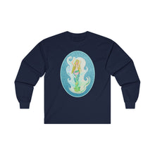 Load image into Gallery viewer, Unisex Ultra Cotton Long Sleeve Tee; Scarlett, Redhead, Mermaid