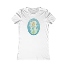 Load image into Gallery viewer, Slim Fit Tee: Melusina, Blonde Mermaid