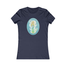 Load image into Gallery viewer, Slim Fit Tee: Melusina, Blonde Mermaid