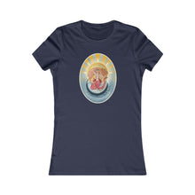 Load image into Gallery viewer, Slim Fit Tee: Scarlett, Redhead Mermaid