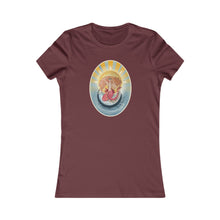 Load image into Gallery viewer, Slim Fit Tee: Scarlett, Redhead Mermaid