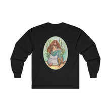 Load image into Gallery viewer, Unisex Ultra Cotton Long Sleeve Tee; Alluria Brunette Mermaid