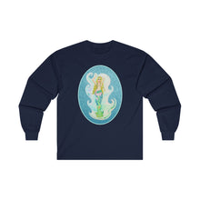 Load image into Gallery viewer, Unisex Ultra Cotton Long Sleeve Tee; Melusina, Blonde Mermaid