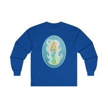 Load image into Gallery viewer, Unisex Ultra Cotton Long Sleeve Tee; Melusina, Blonde, Mermaid