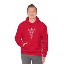 Load image into Gallery viewer, Yule Deer Unisex Heavy Blend™ Hooded Sweatshirt