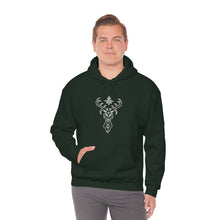 Load image into Gallery viewer, Yule Deer Unisex Heavy Blend™ Hooded Sweatshirt