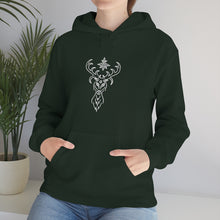 Load image into Gallery viewer, Yule Deer Unisex Heavy Blend™ Hooded Sweatshirt
