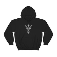 Load image into Gallery viewer, Yule Deer Unisex Heavy Blend™ Hooded Sweatshirt