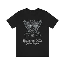 Load image into Gallery viewer, Hexenfest Samhain 2022 Chrysalis: Unisex Jersey Short Sleeve Tee