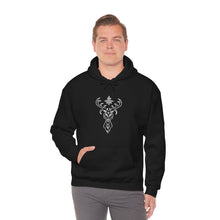 Load image into Gallery viewer, Yule Deer Unisex Heavy Blend™ Hooded Sweatshirt