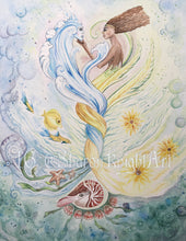 Load image into Gallery viewer, Oshun and the Sea - ORIGINAL 12x16