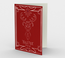 Load image into Gallery viewer, Yule Deer Holiday Greeting Cards (3-pack)