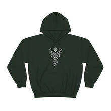 Load image into Gallery viewer, Yule Deer Unisex Heavy Blend™ Hooded Sweatshirt