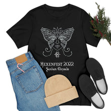 Load image into Gallery viewer, Hexenfest Samhain 2022 Chrysalis: Unisex Jersey Short Sleeve Tee