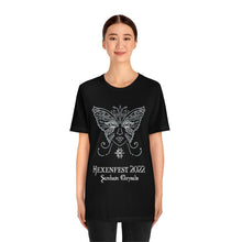 Load image into Gallery viewer, Hexenfest Samhain 2022 Chrysalis: Unisex Jersey Short Sleeve Tee