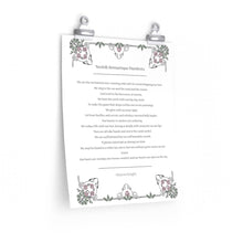 Load image into Gallery viewer, Neofolk Romantique Manifesto: Premium Matte vertical posters
