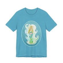 Load image into Gallery viewer, Unisex Jersey Short Sleeve Tee; Melusina Blonde Mermaid