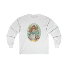Load image into Gallery viewer, Ultra Cotton Long Sleeve Tee; Alluria Brunette Mermaid
