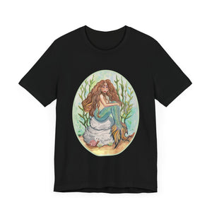 Unisex Jersey Short Sleeve Tee; Alluria Brunette Mermaid