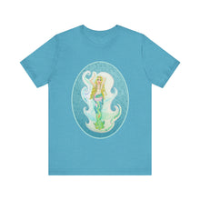 Load image into Gallery viewer, Unisex Jersey Short Sleeve Tee; Melusina Blonde Mermaid