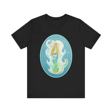 Load image into Gallery viewer, Unisex Jersey Short Sleeve Tee; Melusina Blonde Mermaid