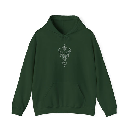 Unisex Heavy Blend™ Hooded Sweatshirt; Yule Deer