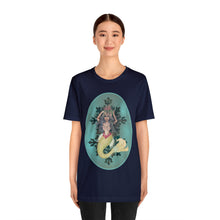 Load image into Gallery viewer, Unisex Jersey Short Sleeve Tee; Serafina African Mermaid, Black Hair