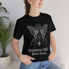 Load image into Gallery viewer, Hexenfest Samhain 2022 Chrysalis: Unisex Jersey Short Sleeve Tee