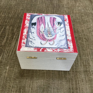 Frau Perchta Small Treasure Box OOAK