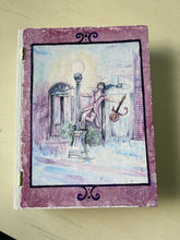 Load image into Gallery viewer, Singing in the Purple Rain Cigar Box OOAK