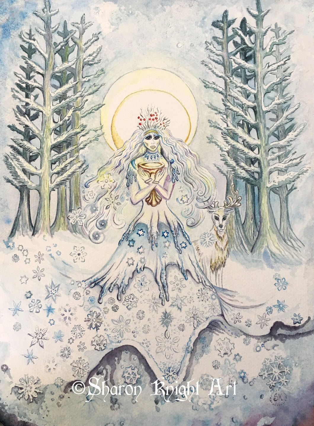 The Winter Queen - ORIGINAL 12x16